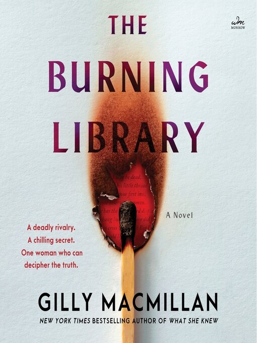 Title details for The Burning Library by Gilly Macmillan - Wait list